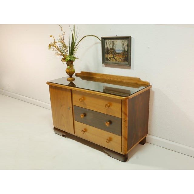 Wood Vintage German Chest of Drawers, 1950s For Sale - Image 7 of 16