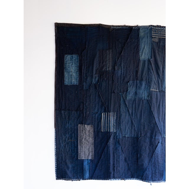 Japanese Antique Rag "Boro" 1800s-1860s / Abstract Art Wabi Sabi For Sale - Image 4 of 15