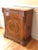 Antique French marquetry Ormolu Louis XV pier cabinet with marble top, applied ormolu and inlaid decoration plus enamelled...