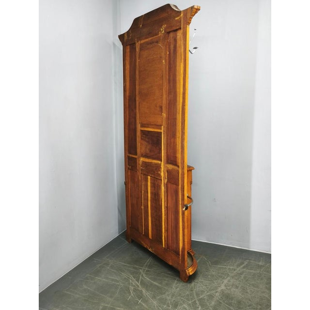 19th Century Gründerzeit Oak Hall Tree with Mirror, 1890 For Sale - Image 17 of 18