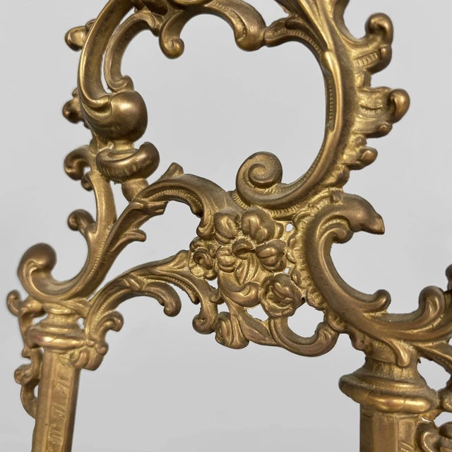 Italian Baroque-Style Bronze Table Bookstand, 1950s For Sale - Image 9 of 18
