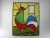 Metal Stained Glass Good Morning Rooster Farm Farmhouse Chanticleer Chicken Cock Window Hanging Leaded For Sale - Image 7 of 10
