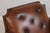 Brown Stickley Tufted Back Leather Chair & Ottoman For Sale - Image 8 of 18