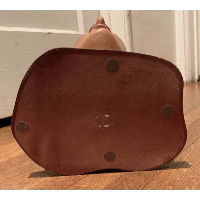 Plastic Vintage Composite Painted Egyptian Bust For Sale - Image 7 of 13