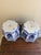 Chinoiserie Large Blue and White Porcelain Planters, Pair For Sale In South Bend - Image 6 of 6