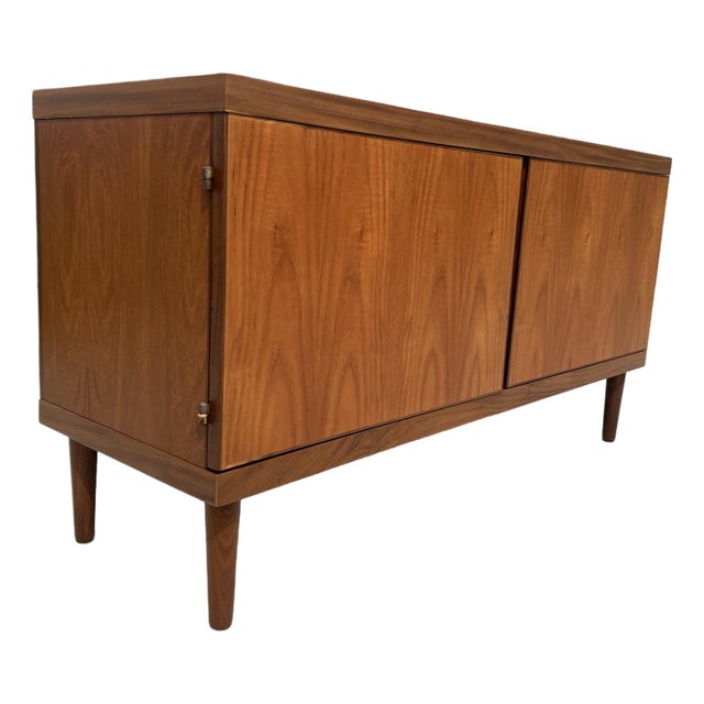 Vintage Mid Century Danish Modern Hans Olsen Teak Credenza Denmark Restored 1960s For Sale