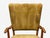 1940s Frits Henningsen, Danish Modern, Corduroy, Wood, Lounge Chair, Denmark, 1940s For Sale - Image 5 of 12