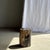 Stone Side Table in Black Petrified Wood with Beige Sides, 1980s For Sale - Image 7 of 18