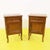 Wooden Nightstands with Curved Legs, Set of 2 For Sale - Image 11 of 11