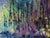 Fireflies in the Forest - Abstracted Landscape in Acrylic on Canvas Vibrant, mystical composition by California artist...