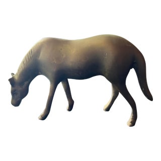 Vintage Cast Metal Horse For Sale