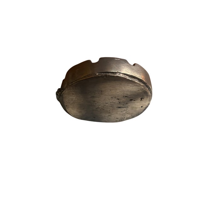 Metal Brass Horse Head Ashtray For Sale - Image 7 of 10