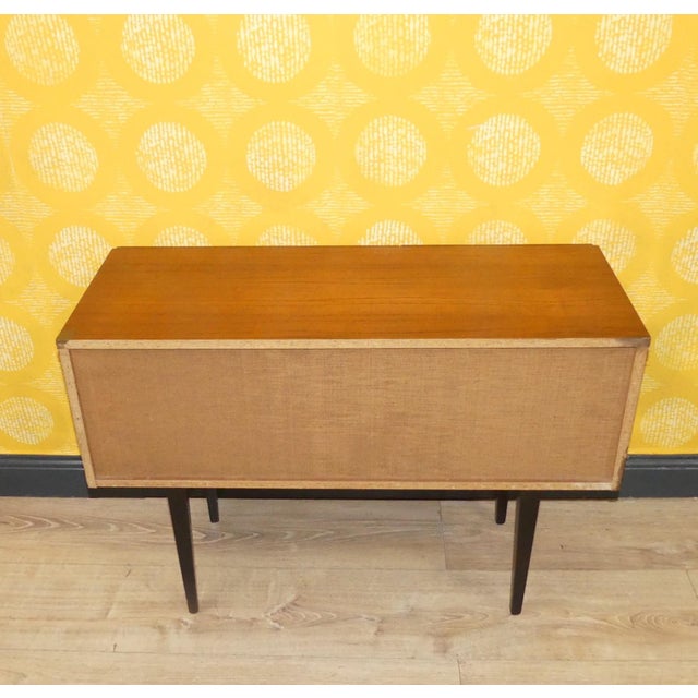 Black Vintage Chest of Drawers in Teak, 1960s For Sale - Image 8 of 13