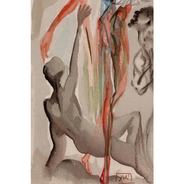 1960s Salvador Dali, Towards the Tree of Law, 1964, Original Woodcut For Sale - Image 5 of 9