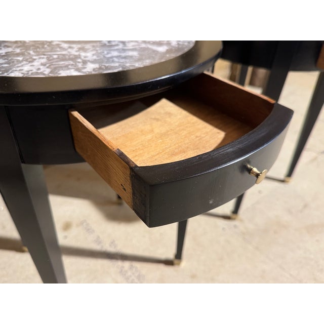 Wood Louis XVI Small Tables, 1920s, Set of 2 For Sale - Image 7 of 13