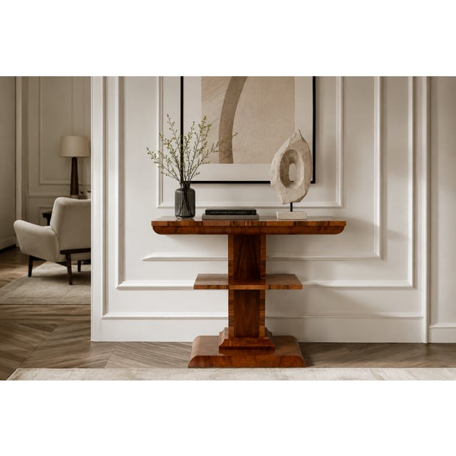 Art Deco Console Table, Poland, 1950s For Sale - Image 3 of 11