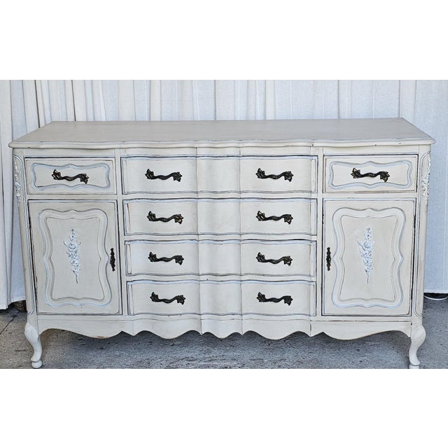 Mahogany Hutch, 2 Piece Cabinet Hutch, Circa 1940s/50's For Sale - Image 12 of 14