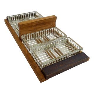 Vintage Art Deco Appetizer Tray, 1950s For Sale