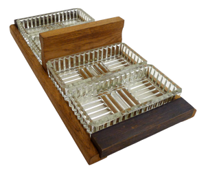 Vintage Art Deco Appetizer Tray, 1950s