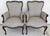 Pair of Antique French Provincial Louis XV Walnut Bergere Armchairs For Sale - Image 4 of 18