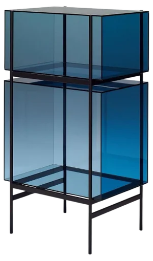 Lyn Small Blue Black Cabinet from Pulpo