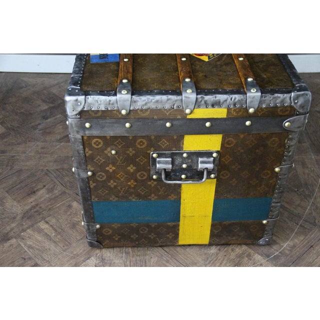 Woven Canvas Mail Trunk from Louis Vuitton For Sale - Image 9 of 18