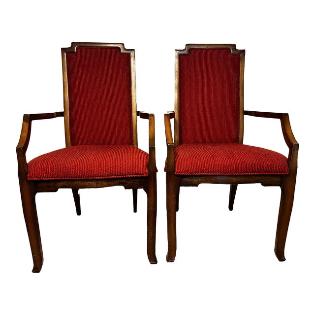 1960s Pair Midcentury Albright & Zimmerman Dining Chairs Chairish