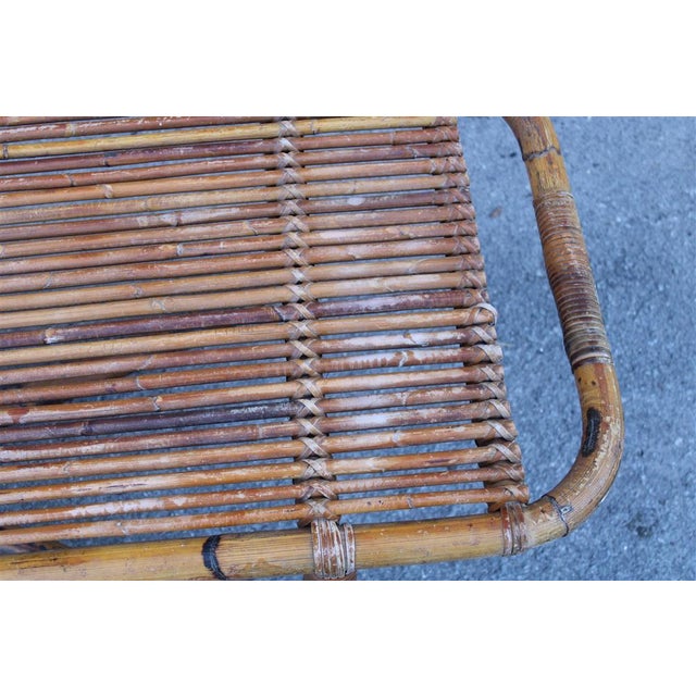 Bamboo Cocktail Table by Tito Agnoli, 1950s For Sale - Image 6 of 18