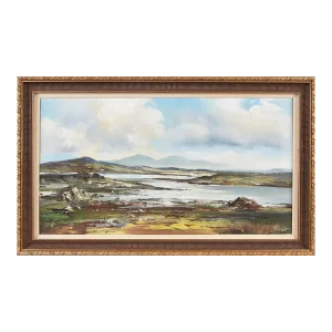 Expressive Abstract Landscape Painting of Ireland by Contemporary Irish Artist