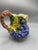 Vintage Bassano Italy Hand Painted Grapevine Ceramic Pitcher French Country For Sale - Image 6 of 7