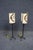 Pair of Brass & Bronze Finish Table Lamps With Coconut Shell Shades For Sale - Image 12 of 12