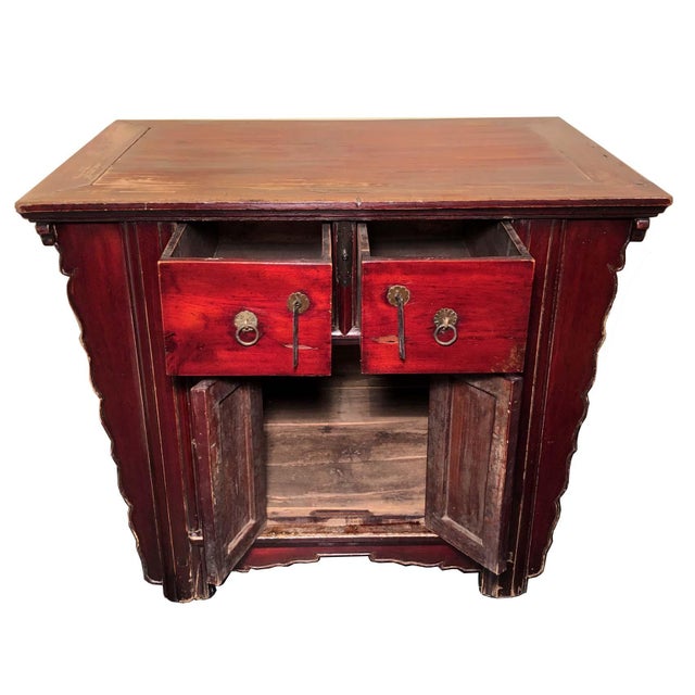 Wood Antique Chinese Ming Altar Cabinet, Circa 1800-1849 For Sale - Image 7 of 12