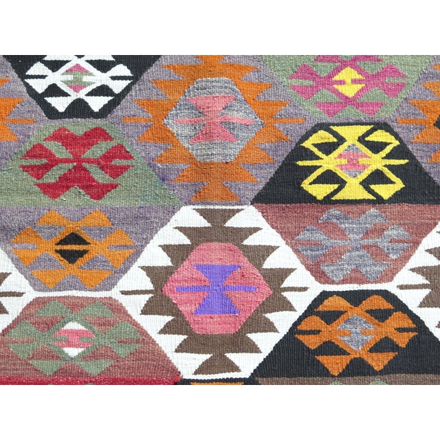 Mid 20th Century Turkish Boho Kilim Handmade Area Rugs For Sale - Image 10 of 13
