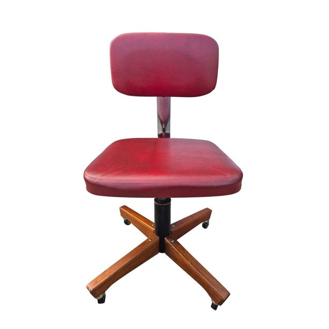 Mid-Century Modern Italian Swivel Office Chair by Anonima Castelli, 1950s For Sale - Image 15 of 15