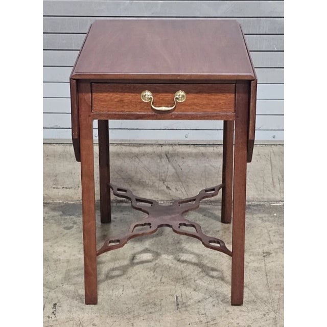 Store Item: Kittinger Williamsburg Mahogany Pembroke Table Drop Leaf Table CW 160 Rare Description: Copied from an antique...