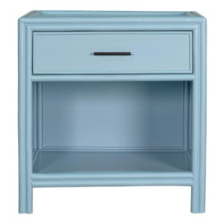 Capri End Table in Pool Blue For Sale