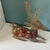 Metal Large Vintage Goldtone Metal Cage Woven Wire Reindeer Holiday Decoration For Sale - Image 7 of 7