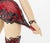 Plastic Josepha Standing Woman in a Red Dress Resin Sculpture For Sale - Image 7 of 14