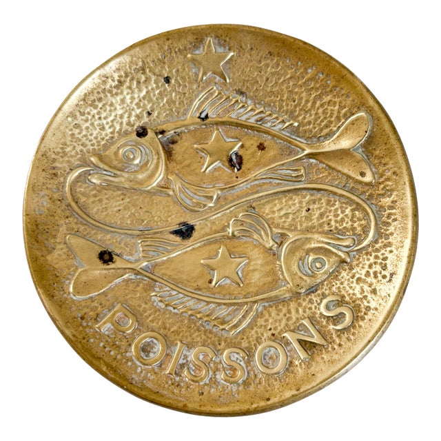 1920s Max Le Verrier Signed Bronze Vide Poche Bronze Poissons Catchall For Sale