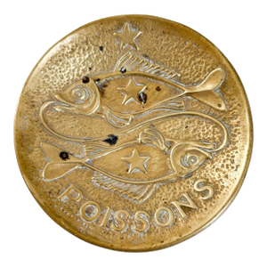 1920s Max Le Verrier Signed Bronze Vide Poche Bronze Poissons Catchall