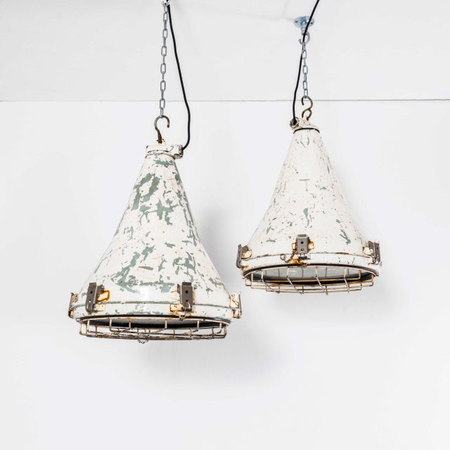 Large Scale Nautical Ships Lamps, 1970s, Set of 2 For Sale - Image 13 of 13