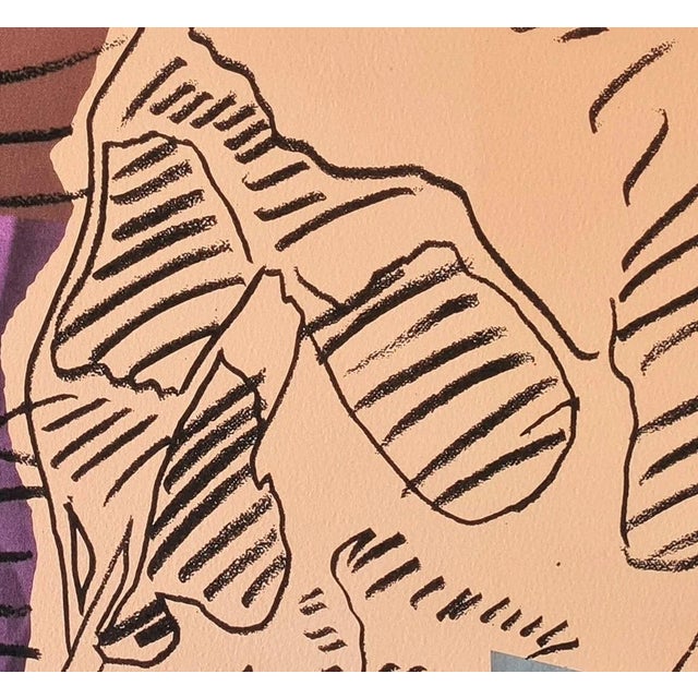 Peach After Andy Warhol, Calavera, 1980s, Lithograph For Sale - Image 8 of 11
