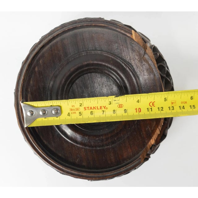 Wood 19th Century Chinese Carved Rosewood Display Base or Stand For Sale - Image 7 of 12