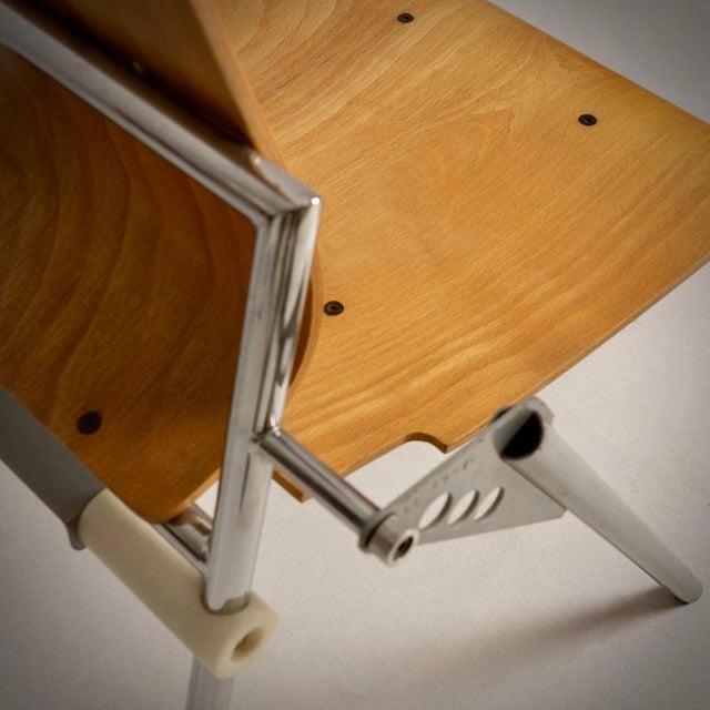 Vintage Folding Chairs by Xavier Matégot, 1985, Set of 6 For Sale - Image 5 of 12
