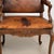 Pair of 20th Century French Oak Armchairs With Vintage Leather For Sale - Image 12 of 18