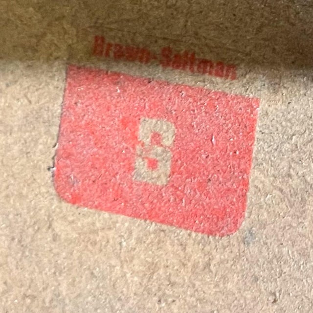 Brown Mid-Century Modern John Keal Brown Saltman Hexagonal Side Table For Sale - Image 8 of 12