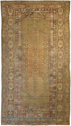 Antique Anatolian Ghiordes Rug