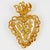 This stunning Christian Lacroix Paris heart brooch is a limited-edition piece from the Christmas 1997 collection. The rare...