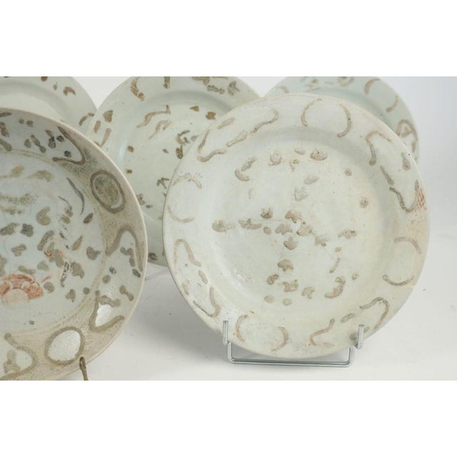 Ceramic Antique Chinese Porcelain Plate, 1600s For Sale - Image 7 of 15