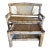 Circa 1980s Large Bamboo Pagoda Lounge Settee and Coffee Table in the Budji Layug Style For Sale